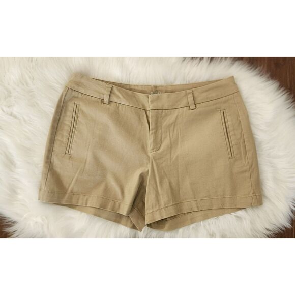 NWOT Womens Size 10 A.N.A TWILL SHORT KHAKI/TAN 3.5 Inseam - Picture 1 of 5